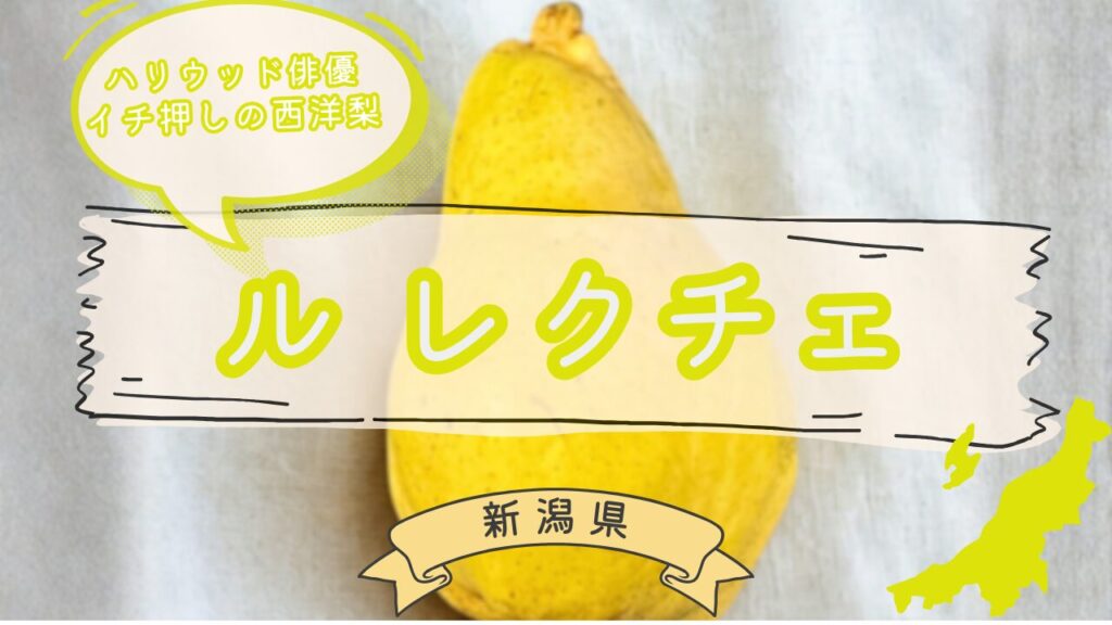 新潟の西洋梨ル・レクチエ