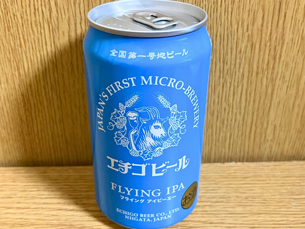 エチゴビール フライングIPA 缶パッケージ正面