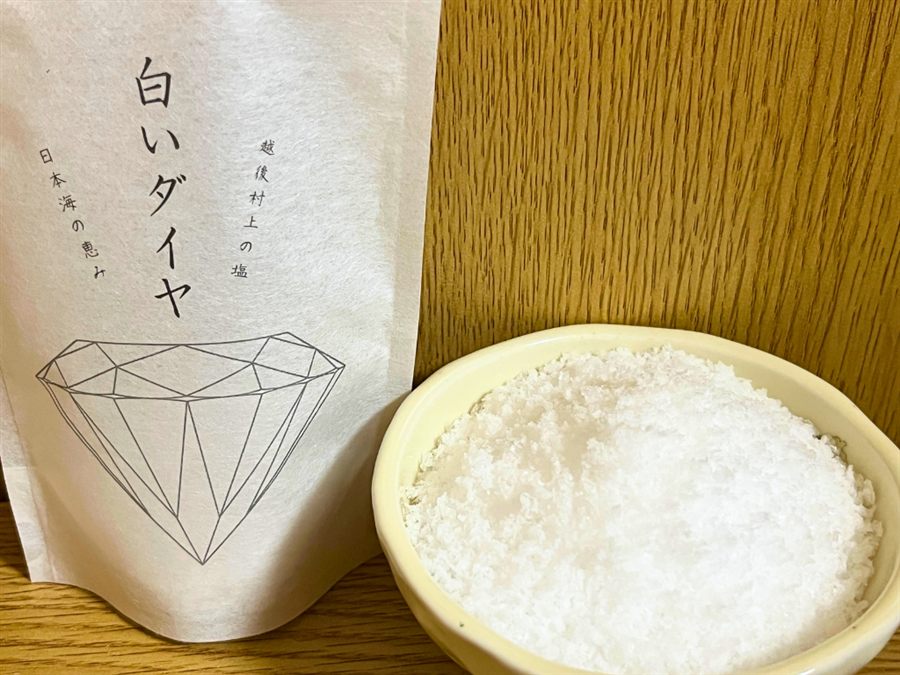 白いダイヤを器に盛ったところ