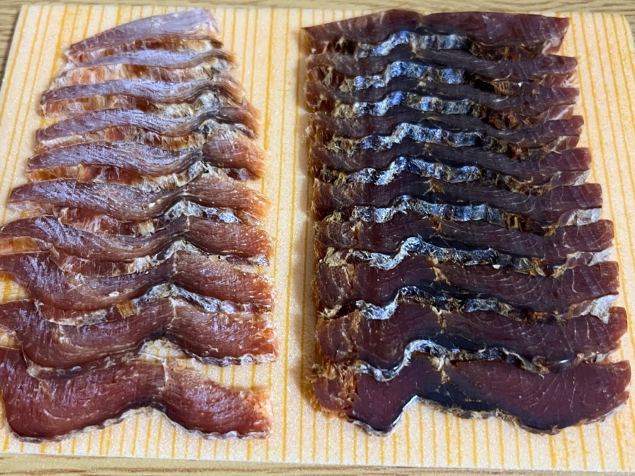鮭の酒びたしを袋から出したところ